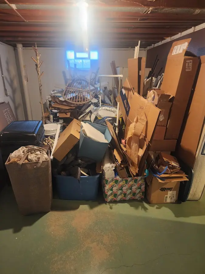 Roll-off dumpster container at job site for Concrete Dumpster Rental in Yelm